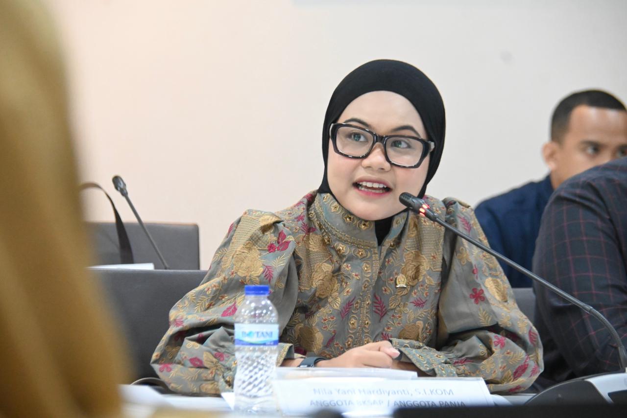 Anggota DPR RI Komisi VII, Dapil X Jawa Timur Fraksi PDI Perjuangan, Nila Yani Hardiyanti, S.I.Kom., M.IP.