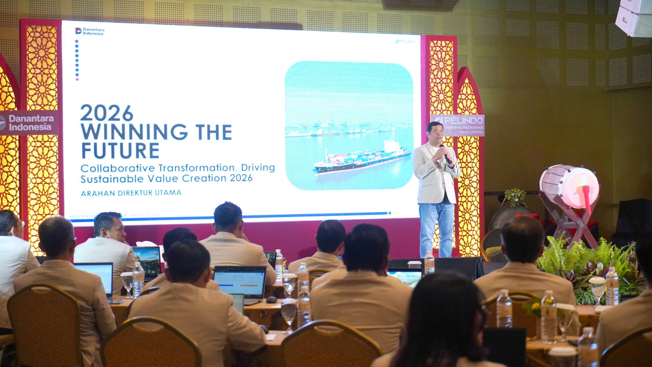 PT Terminal Teluk Lamong (TTL) resmi menggelar Raker 2026 dengan tema &ldquo;Collaborative Transformation, Driving Sustainable Value Creation ".