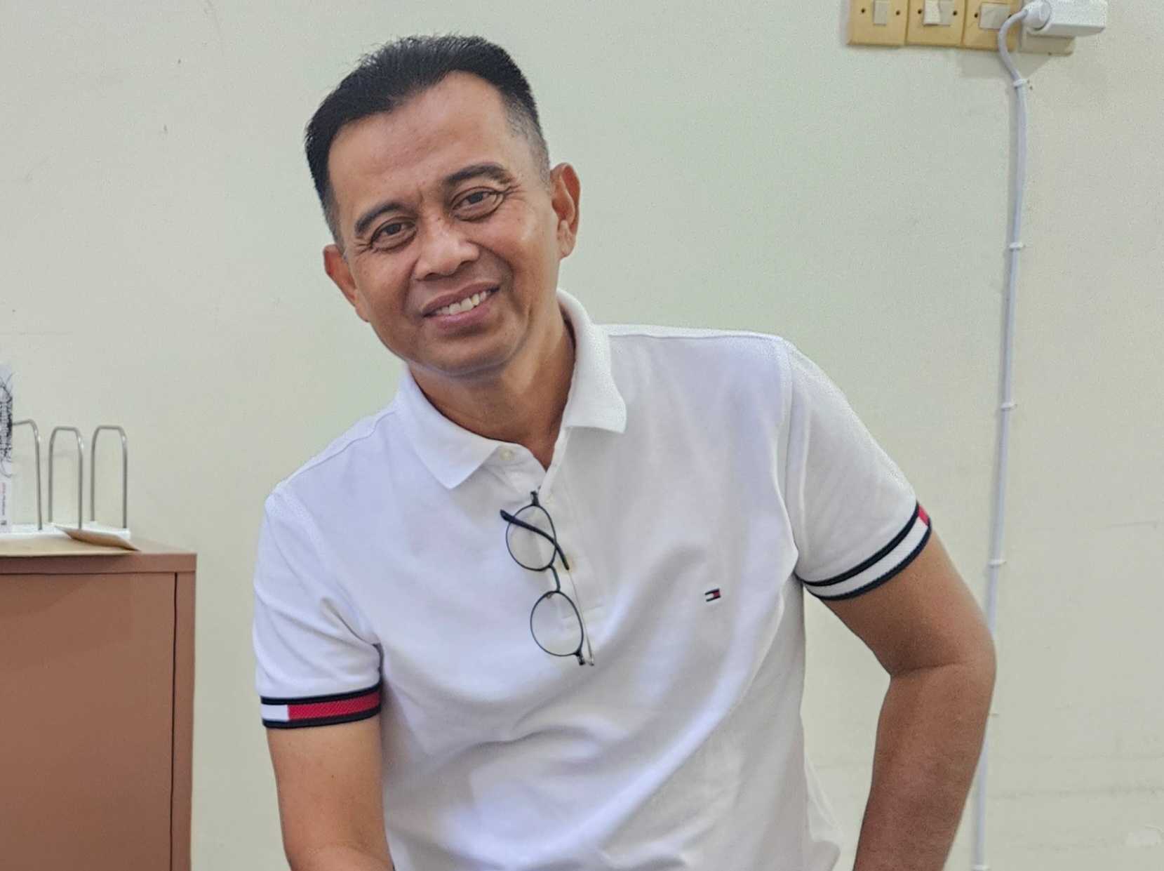 Owner Bus PT Anugerah Jaya, H.M Romadhon.