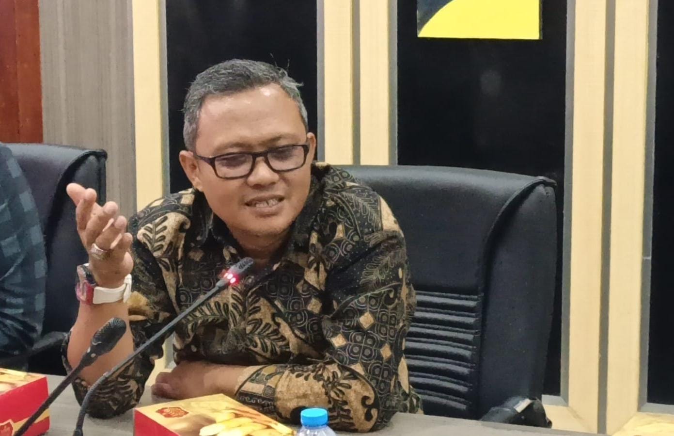 TEGAS : Sekretaris DPD Golkar Gresik Khusnul Fiqhan. 