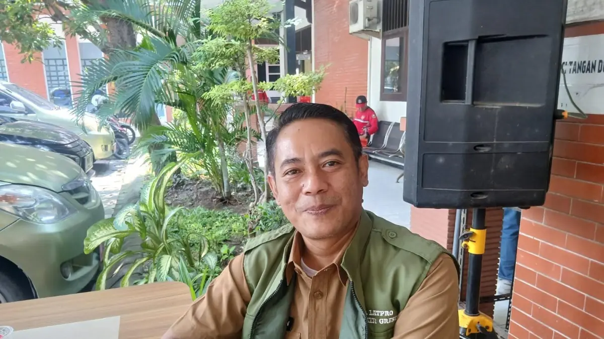 Kepala Disnaker Kabupaten Gresik Gresik, Zainul Arifin. (Fajar/Radar Gresik) 