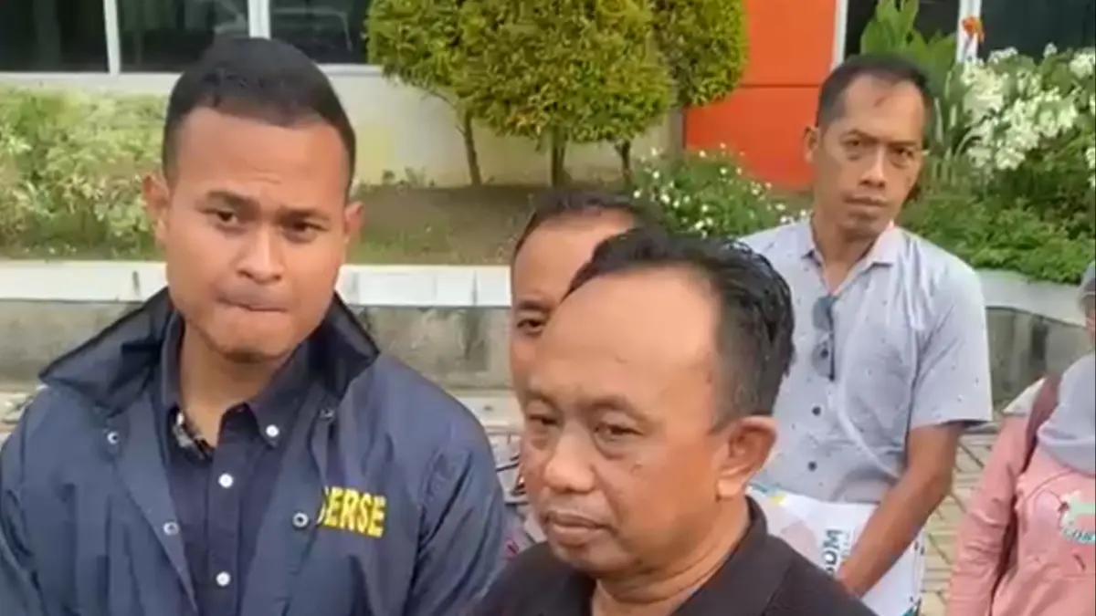 Kepala BKPSDM Pemkab Gresik, Agung Endro Dwi S saat ditemui di Mapolres Gresik.