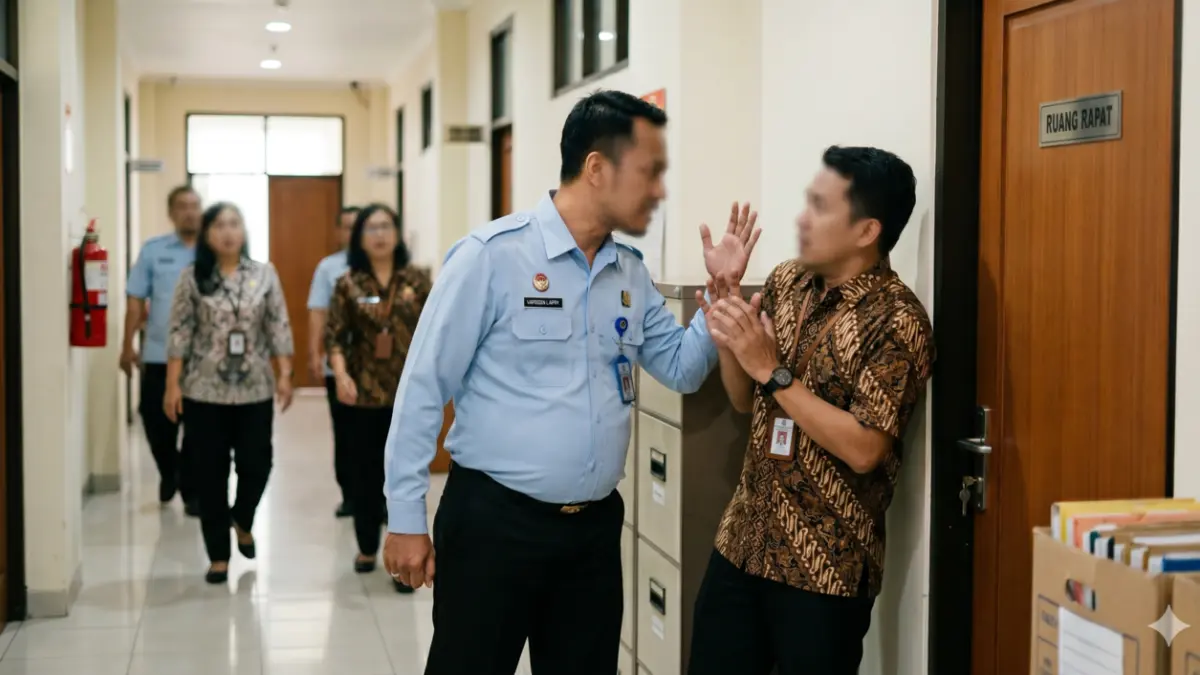 Ilustrasi : Pelaku inisial SB kasus penganiyaan terhadap seorang perempuan ASN ditetapkan tersangka oleh penyidik Unit PPA Satreskrim Polres Gresik.