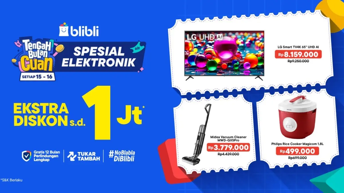 HANYA DI BLIBLI : Lagi cari TV berkualitas untuk kamar atau ruangan minimalis. (IST/RADAR GRESIK)