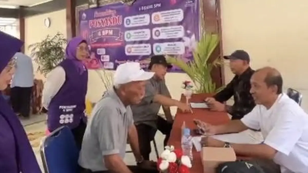 Percontohan : Posyandu Sidomoro Gresik transformasi terapkan 6 standar pelayanan minimal. (Fajar/Radar Gresik) 
