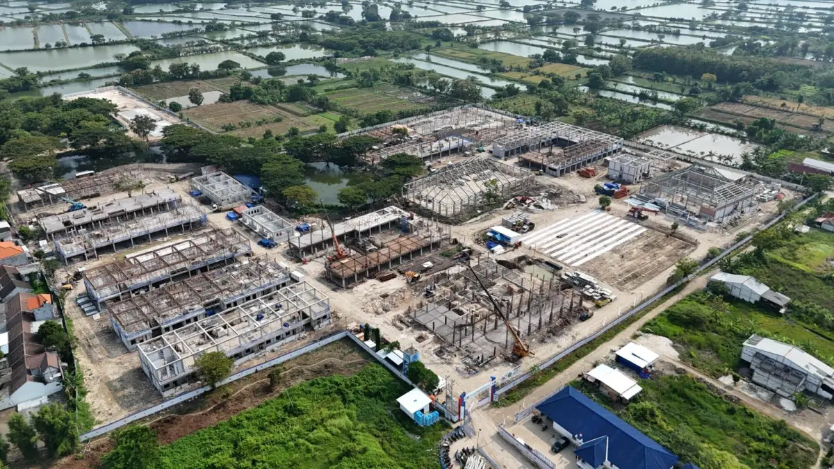 Luas : lokasi SR di Desa Raci Tengah, Kecamatan Sidayu, Kabupaten Gresik. (Dok/Radar Gresik) 