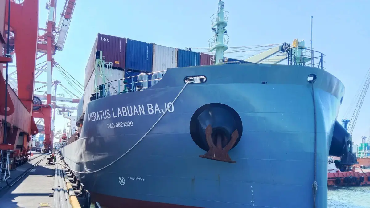 Terminal Petikemas Nilam (TPK Nilam) yang dikelola PT Terminal Teluk Lamong mencatat hasil positif lewat implementasi Program EAZI (Easy Access Zone Integration) di Pelabuhan Tanjung Perak. (Ist/Radar Gresik) 