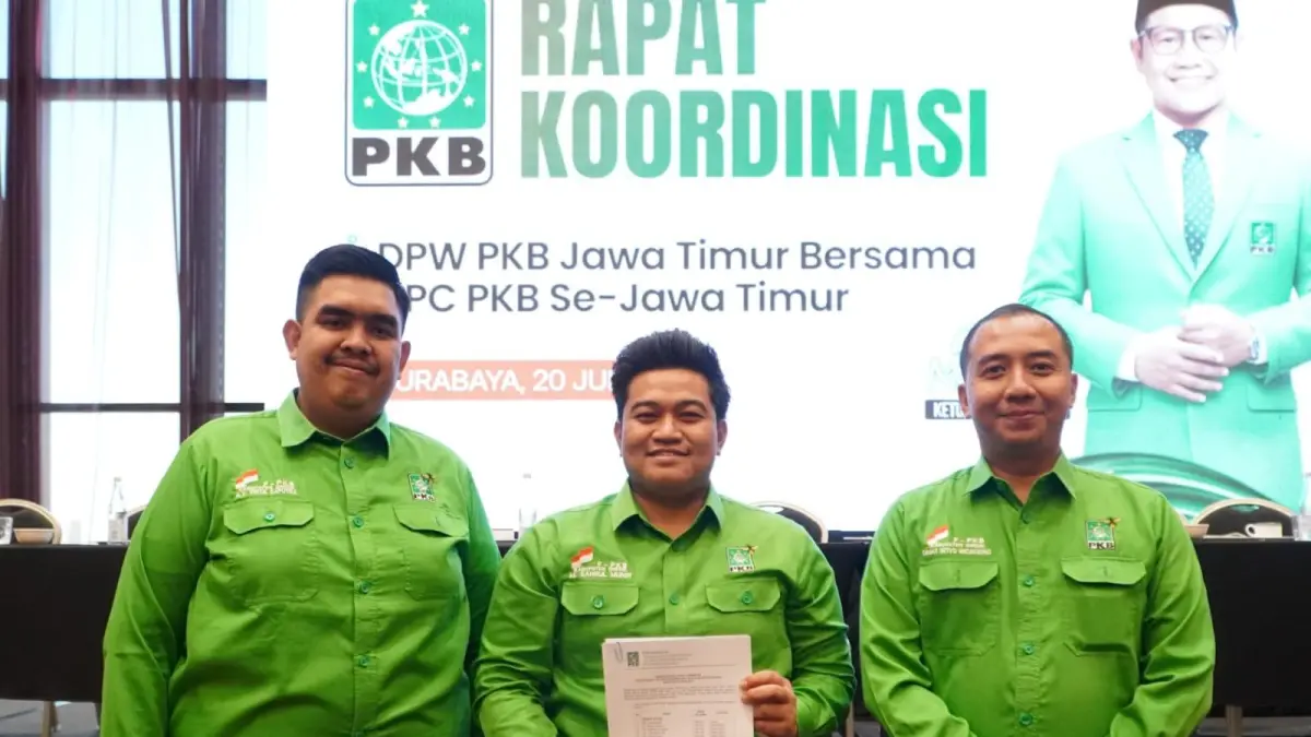 Jiwa Muda : Ketua DPC PKB Gresik, Muhammad Syahrul Munir. (Foto : Fajar/Radar Gresik) 