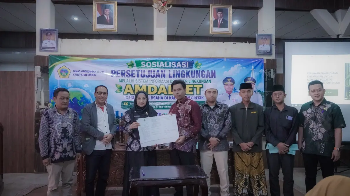 Sosialisasi : DLH Gresik menggelar FGD bersama beberapa perusahaan.&nbsp;(Foto : Riri/Radar Gresik