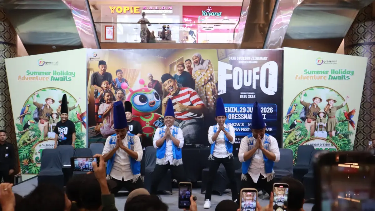 Gressmall kembali memanjakan masyarakat Gresik dengan menghadirkan event kreatif skala nasional! Pada Senin (29/6). (Foto : Ist/Radar Gresik) 