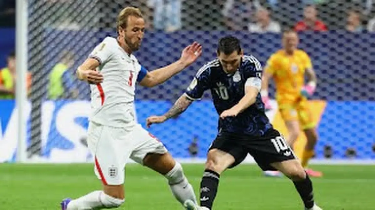 Lionnel Messi dan Harry Kane saling berjibaku demi satu tiket ke final Piala Dunia 2026. (Foto : Ist/Reuters) 