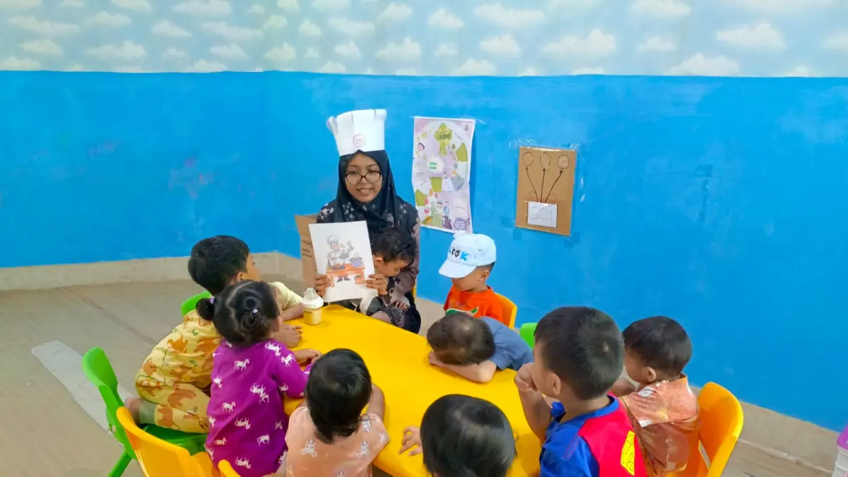MANDIRI : Semen Indonesia Foundation (SIG Foundation) secara konsisten meletakkan fondasi karakter, kreativitas, dan kepedulian lingkungan sejak usia emas. Melalui layanan pendidikan TPA SIG menghadirkan lingkungan belajar yang aman dan menyenangkan, siap mendampingi tumbuh kembang anak menjadi pribadi yang cerdas, mandiri, dan berdaya saing. (IST/ RADAR GRESIK)