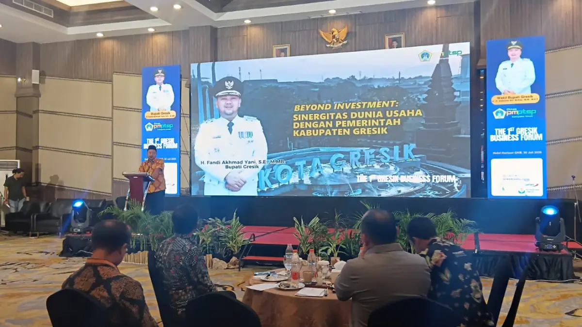 Bupati Gresik, Fandi Akhmad Yani. (Fajar/Radar Gresik)