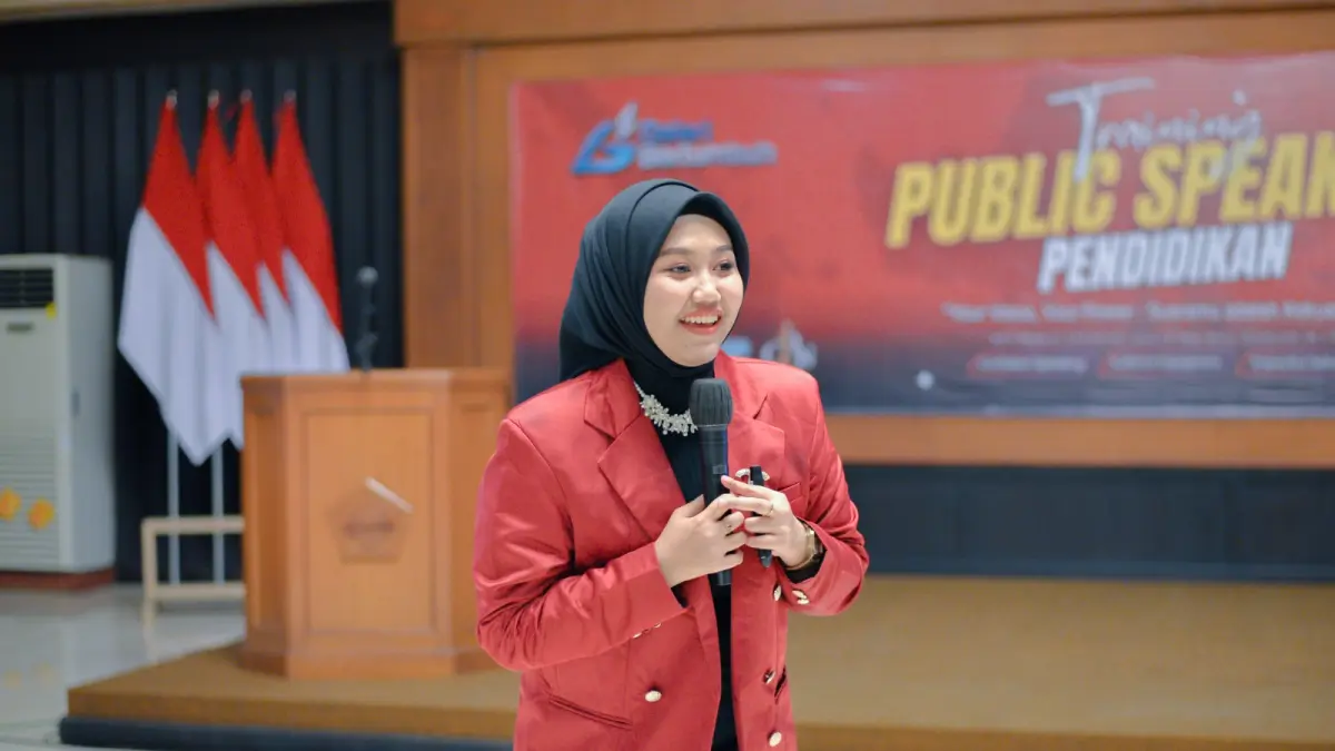 Alivia Nadaa, National Public Speaker. (Foto : Ist/Radar Gresik) 