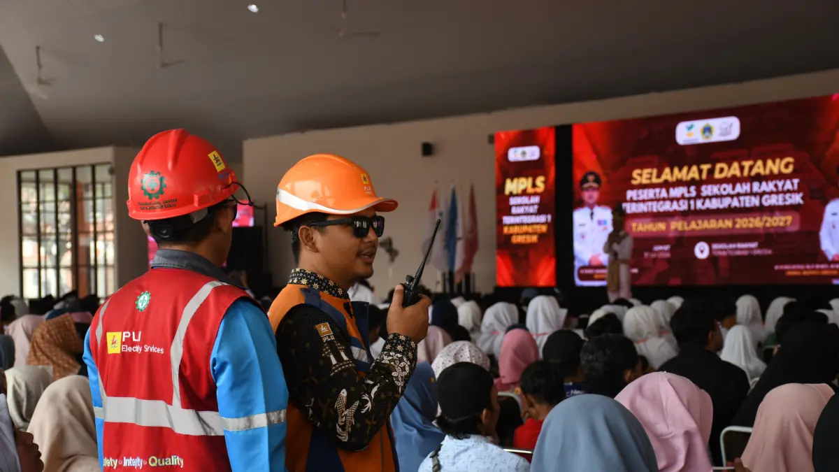 Melalui keandalan pasokan listrik di Sekolah Rakyat Terintegrasi 1 Kabupaten Gresik, PLN mengambil bagian dalam memastikan infrastruktur energi tumbuh beriringan dengan pembangunan pendidikan.