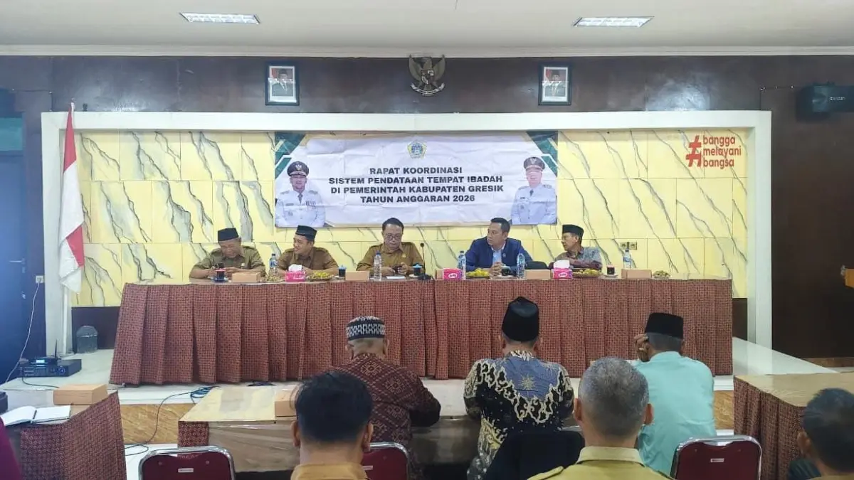 Komisi IV DPRD Gresik mengawal ketat pendataan tempat ibadah terintegrasi berbasis digital. (Foto : Fajar/Radar Gresik) 