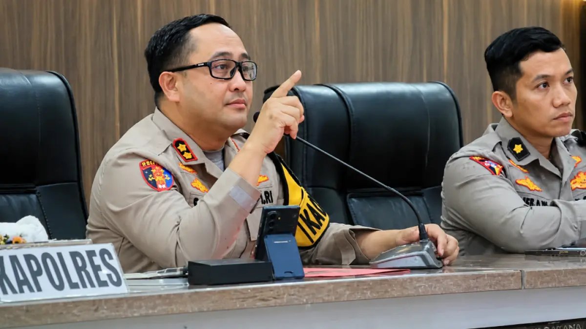 Kapolres Gresik AKBP Ramadhan Nasution.