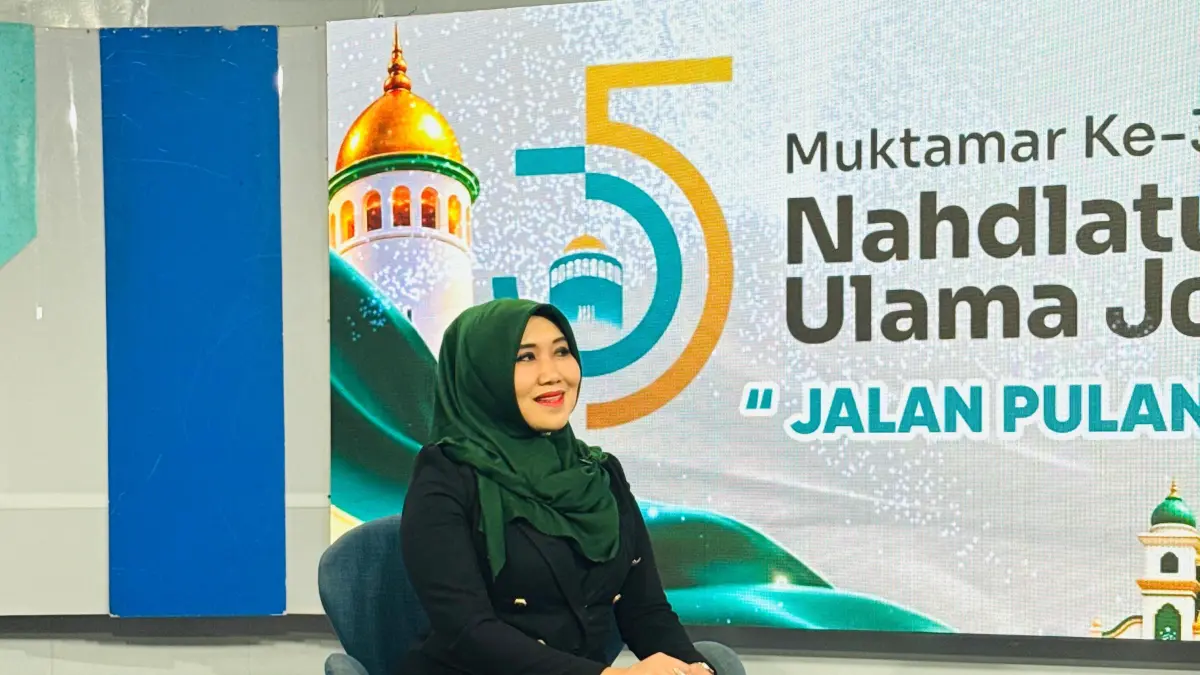 SENANTIASA HADIR : Anggota DPD RI Lia Istifhama menegaskan pentingnya gagasan "Jalan Pulang NU ke Jamaah" menyongsong Muktamar ke-35 Nahdlatul Ulama. (IST/ RADAR GRESIK)