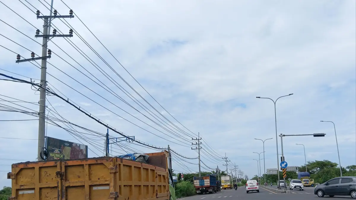 SUASANA : Rencana pembangunan flyover di Cerme, Gresik. ( Foto : Ist/Radar Gresik) 