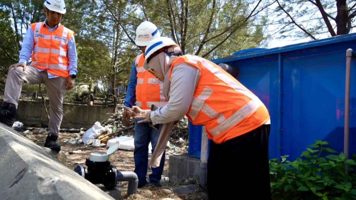 Proses evaluasi dan verifikasi teknis PROPER oleh Tim Evaluator Kementerian Lingkungan Hidup / Badan Pengendalian Lingkungan Hidup (KLH/BPLH). (Foto : Ist/Radar Gresik)