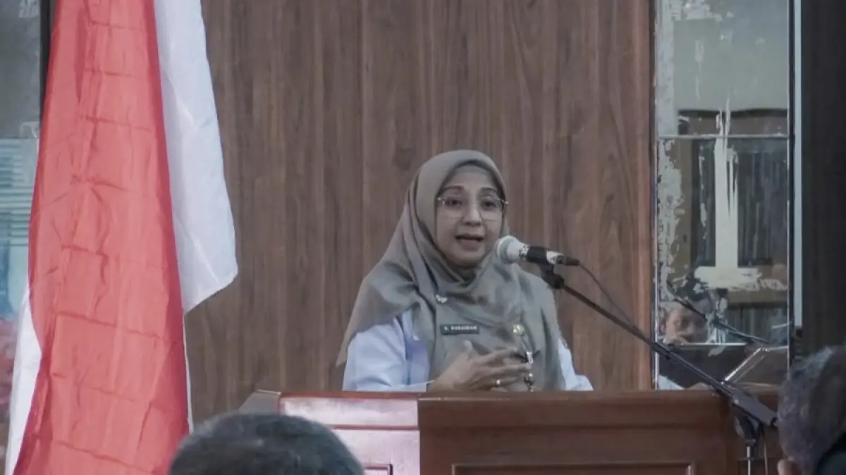 Kepala DLH Kabupaten Gresik, Sri Subaidah, S.T., M. T, (Foto : Fajar/Radar Gresik)