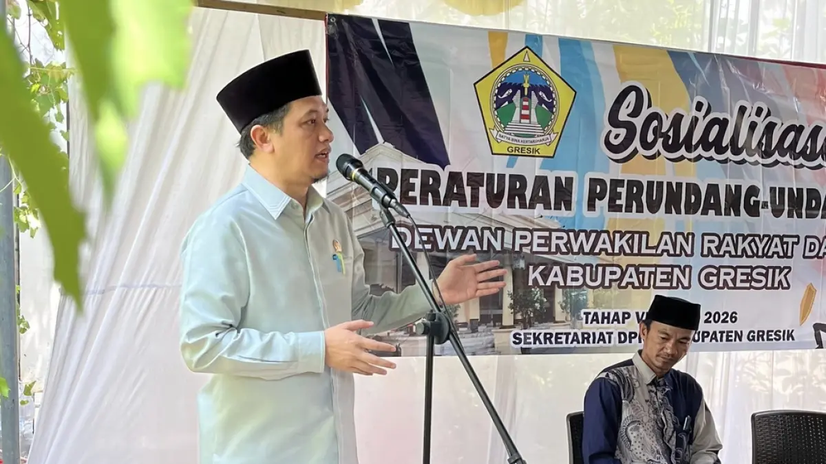 Anggota DPRD Kabupaten Gresik, Muhammad Kurdi. (Foto : Fajar/Radar Gresik)