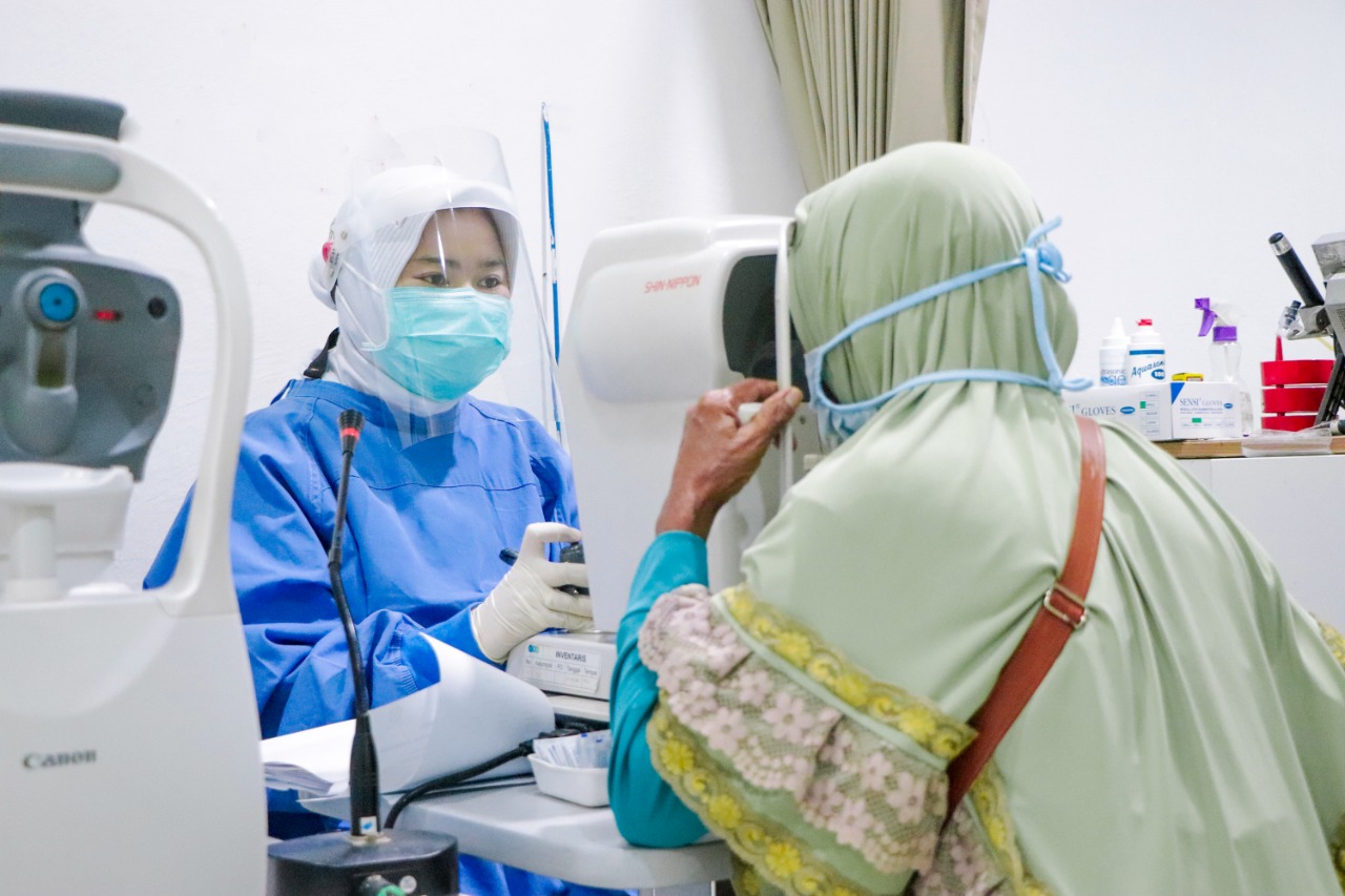 Aman: Semua Cabang Klinik Mata KMU (Kesehatan Mata Utama) menerapkan protokol kesehatan di setiap pelayanannya (Dok/Radar Gresik)