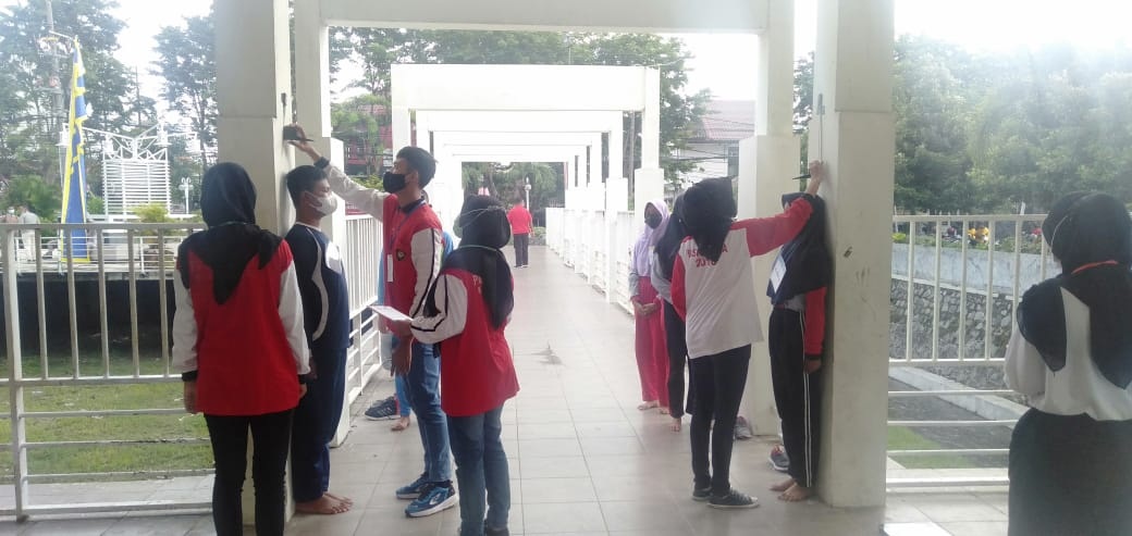 SELEKSI: Para siswa yang ikut dalam seleksi Paskibraka di Kabupaten Gresik.