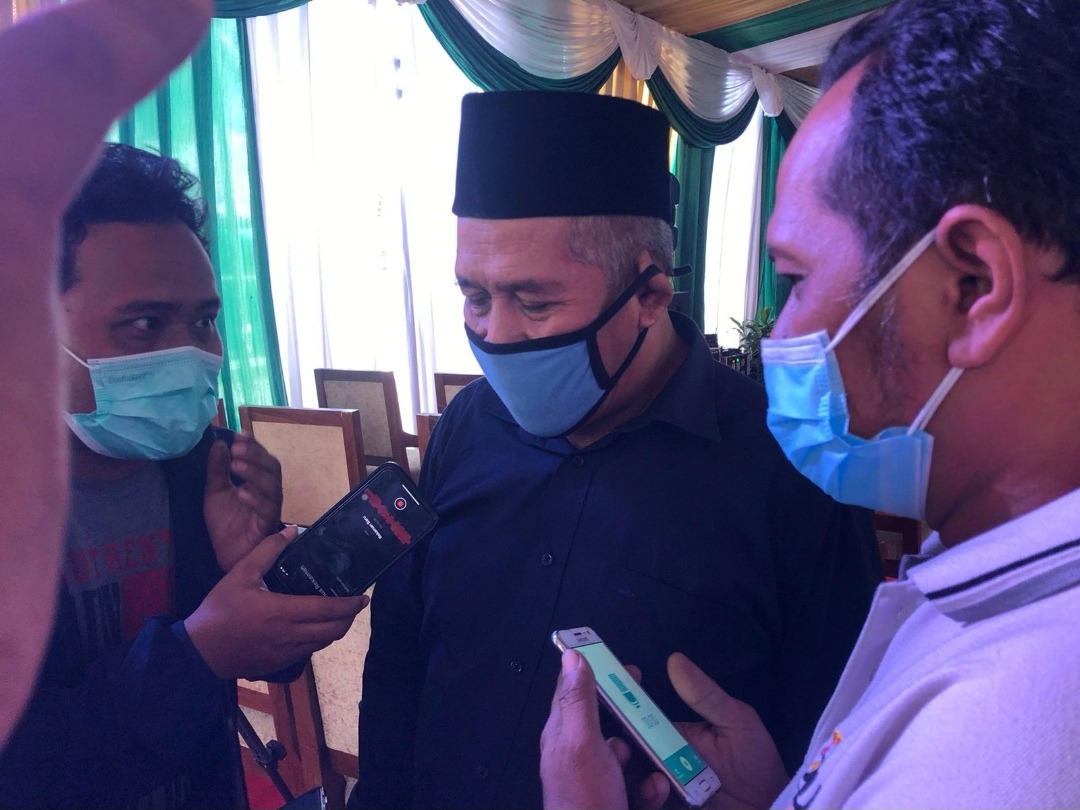 MANUT: Ketua PWNU Jatim, KH Marzuki Mustamar manut Masyayih jika diminta maju sebagai Ketum PBNU. (Firman/ Radar Gresik)