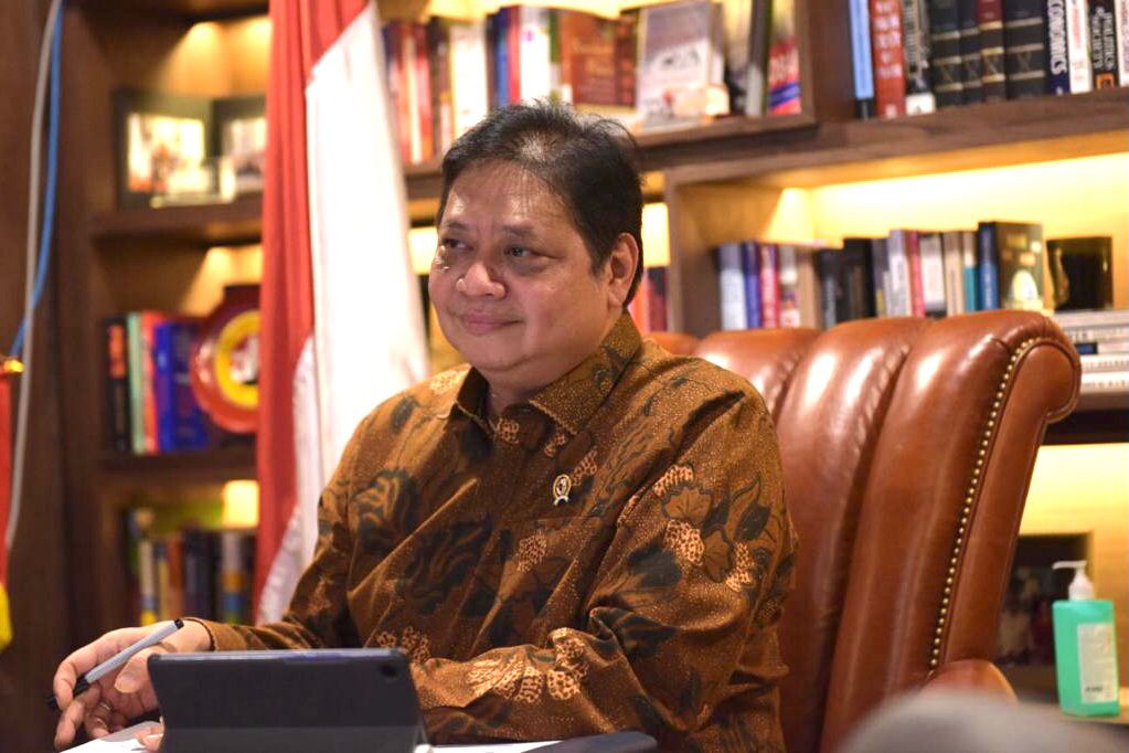 Menteri Koordinator Bidang Perekonomian Airlangga Hartarto, selaku Ketua Komite Penanganan Covid-19 dan Pemulihan Ekonomi Nasional (KPC-PEN). (Istimewa)