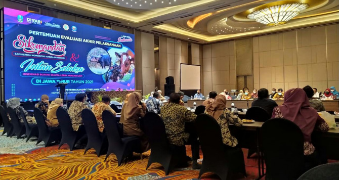EVALUASI : Pertemuan Dinas Pertanian (dispertan) se-Provinsi Jawa Timur terbaik Kabupaten Gresik. (Dok/Radar Gresik)