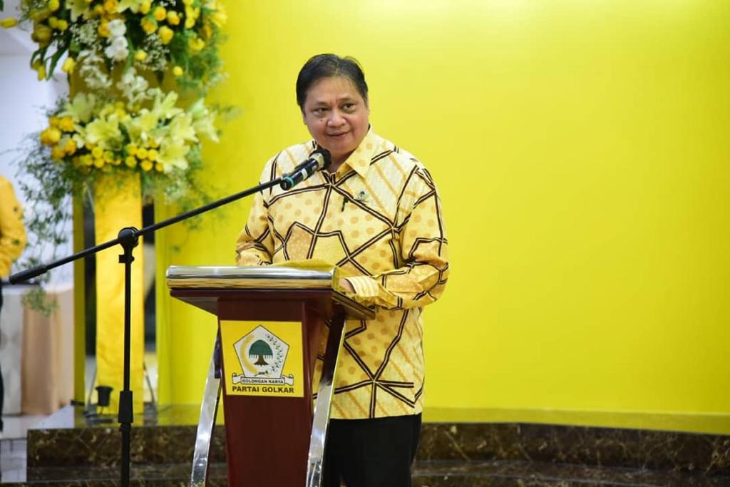YAKUSA: Ketua Umum DPP Partai Golkar Airlangga Hartarto mengucapkan selamat Dies Natalis untuk Himpunan Mahasiswa Islam (HMI) yang genap berusia 75 tahun.