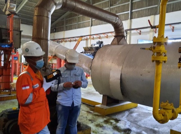 TAMBAH PELANGGAN: PGN mengalirkan gas ke industri PT Garam di Kebomas Gresik. (Dok/Radar Gresik)
