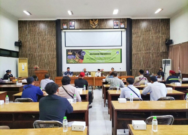 PEMBAHASAN: Dinas Pertanian (Dispertan) Kabupaten Gresik membahas sertifikasi RPH di Kabupaten Gresik (DOK/RADAR GRESIK)