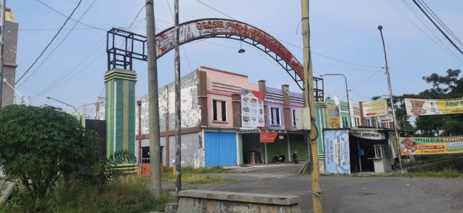 Pasar Ikan Modern di Jalan Raya Duduksampeyan kini dalam tahap appraisal seluruh bangunan.  (Ist./Radar Gresik)