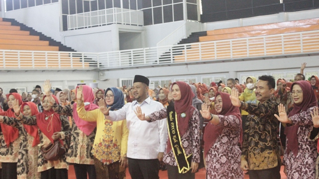 Bunda Paud Desa Diresmikan, Diharapkan Cetak Generasi Bangsa yang Baik. (mg/radar gresik)