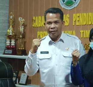 Kepala Cabang Dinas Pendidikan Jatim Wilayah Gresik, Kiswanto. (Dok/Radar Gresik)