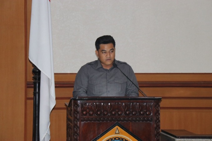 Ketua Fraksi PKB Gresik Syahrul Munir (Rofiq/Radar Gresik)