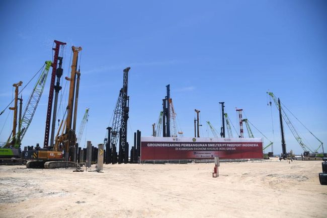 IDOLA: Salah satu proyek Freeport yang juga menarik investasi ke Gresik. (Dok/Radar Gresik)