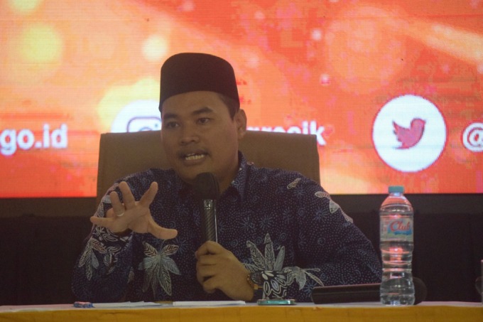 Komisioner Divisi SDM dan Parmas KPU Kabupaten Gresik Makmun. (Dok/Radar Gresik)