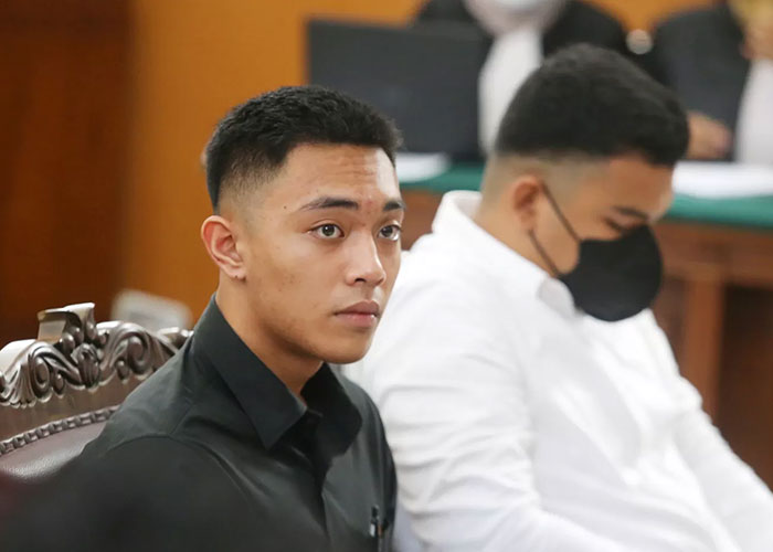 Mario Dandy Satriyo Dan Shane Lukas menjalani sidang lanjutan di Pengadilan Negeri Jakarta Selatan, Jakarta, Selasa (6/6/2023).