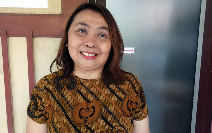 Bening Madu Susilowati, selaku penasihat koperasi karyawan RS Dr. Oen Kandang Sapi. (SILVESTER KURNIAWAN/RADAR SOLO)