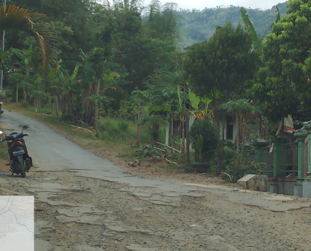Kondisi Jalan Raya Sukoharjo-Hargosari Tirtomoyo beberapa waktu lalu. (DPU Wonogiri untuk Radar Solo)