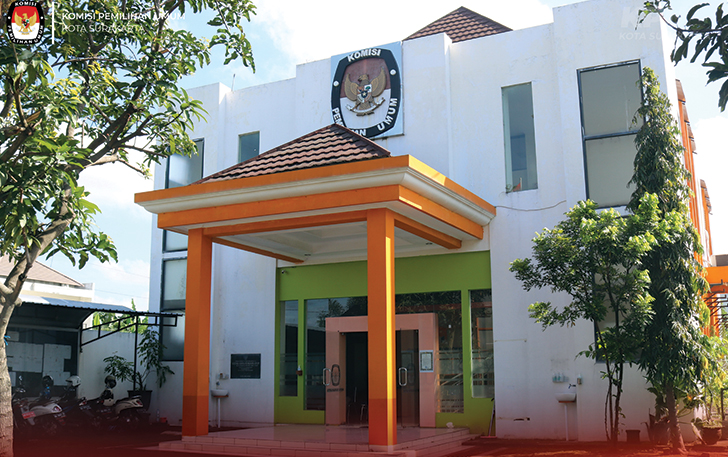 Ilustrasi kantor KPU Kota Surakarta.