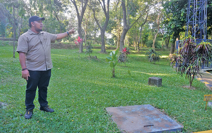 ASRI: Suasana di Taman Kehati yang dikelola Danone-AQUA Klaten di Kecamatan Polanharjo, kemarin (16/7/2023).