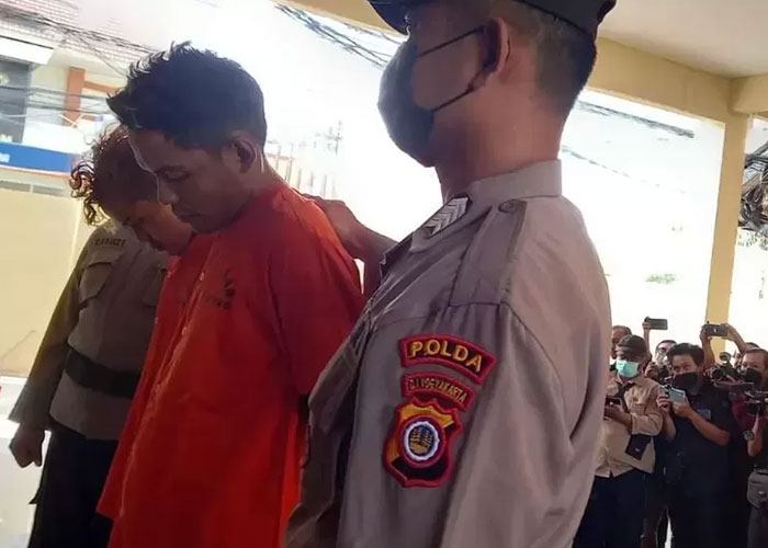 Dua pelaku mutilasi di Sleman ditangkap Polda DIY. (Radar Jogja)