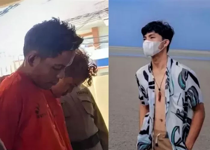 Dua pelaku mutilasi di Sleman, Waliyin dan RD (kiri), dan korban (kanan).