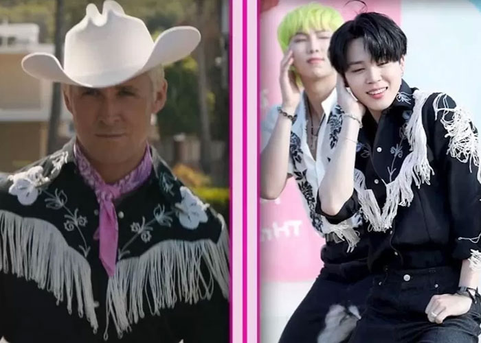 Jimin BTS jadi  inspirasi gaya Ken di film Barbie.