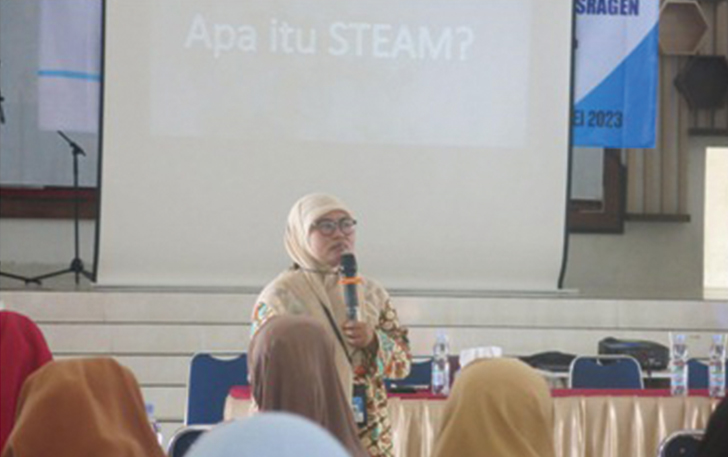 Grup Riset Biology Education, Prodi Pendidikan Biologi FKIP UNS menggelar kegiatan pendampingan penyusunan modul P5 berbasis STEM-Design Thinking yang diikuti para guru MGMP IPA dari Sragen.