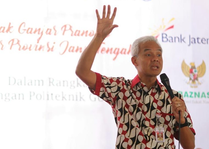 Gubernur Jateng Ganjar Pranowo.